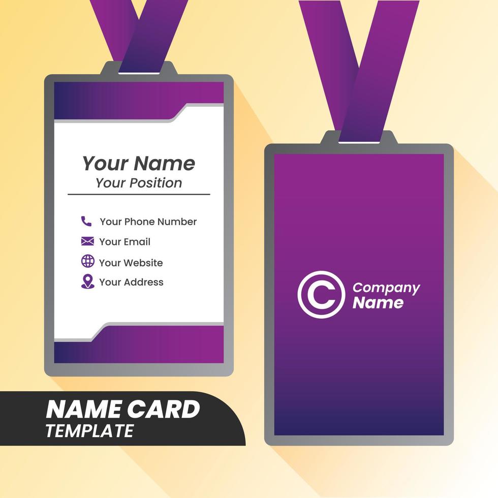 Corporate Name cards templates. Modern Name cards. Name card layout. vector