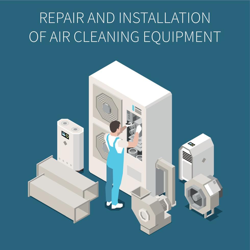 Air Cleaning Composition vector