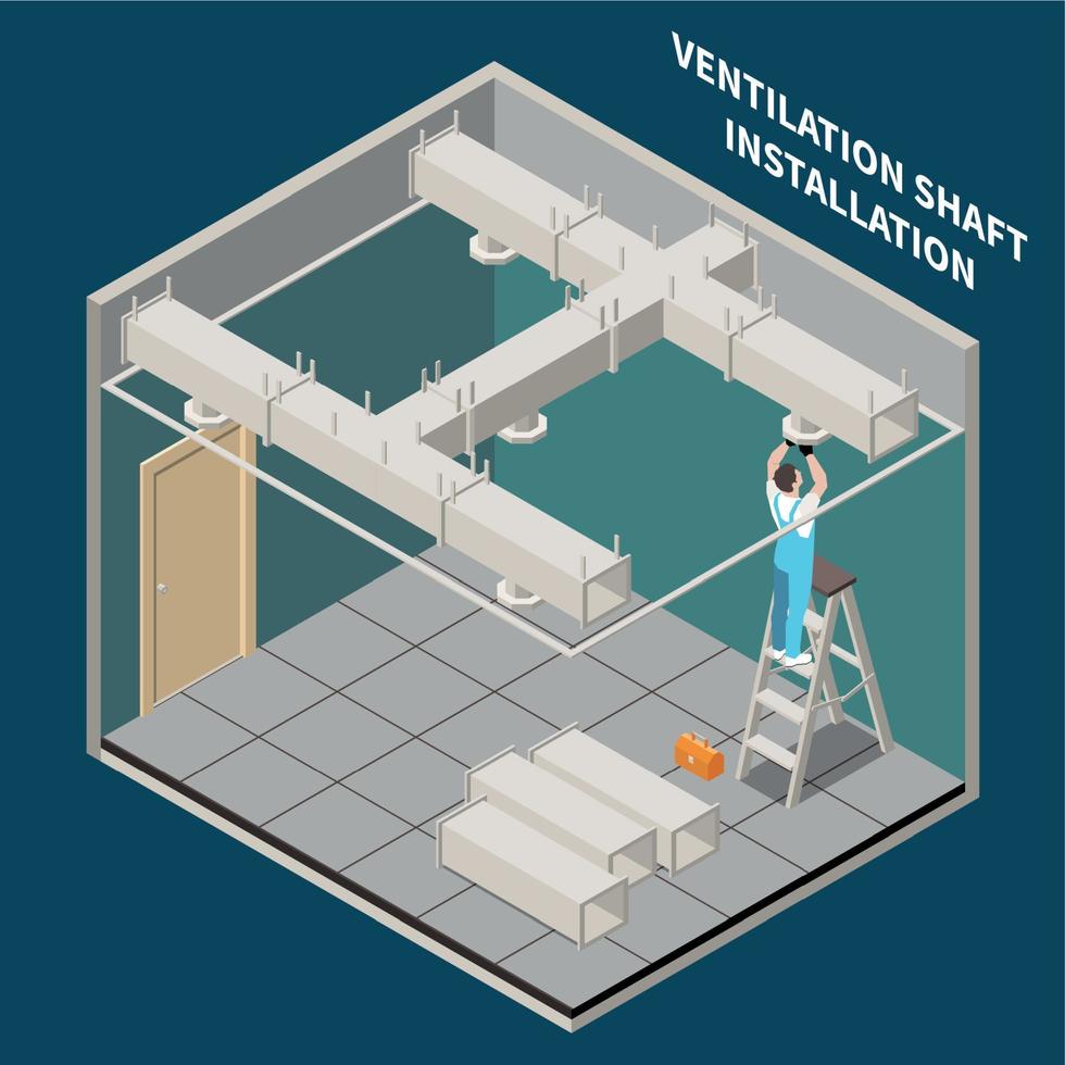 Air Conditioning Composition vector