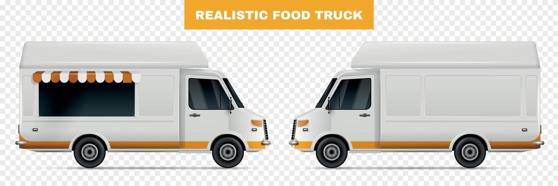 Food Truck Set vector