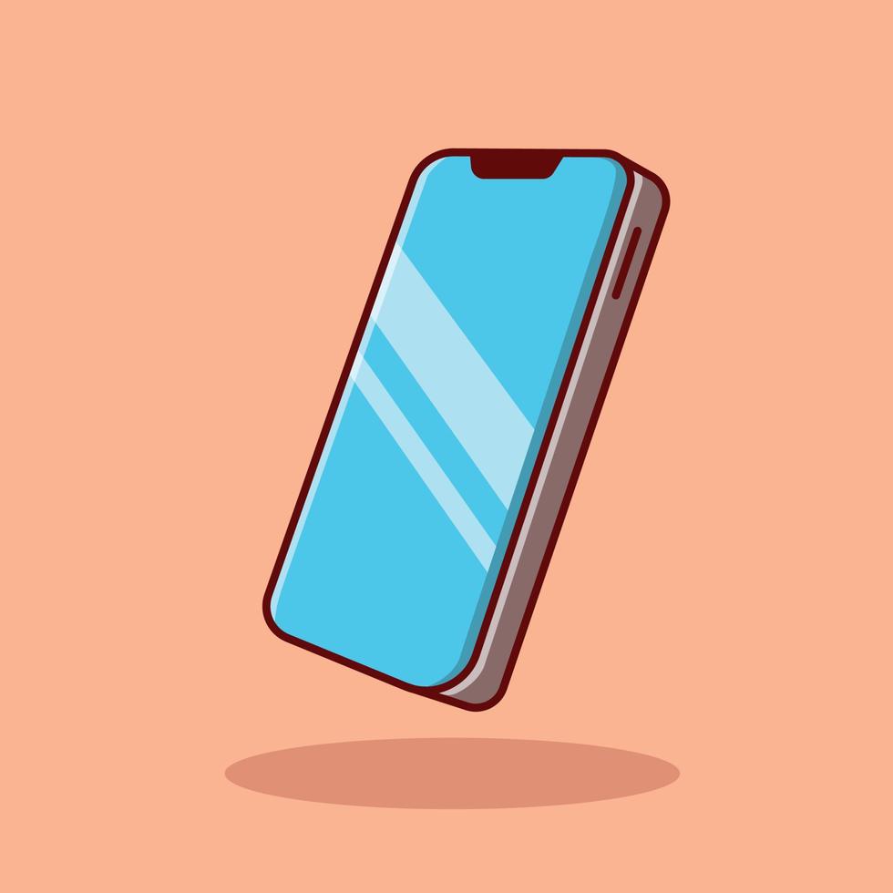 phone cartoon illustration vector
