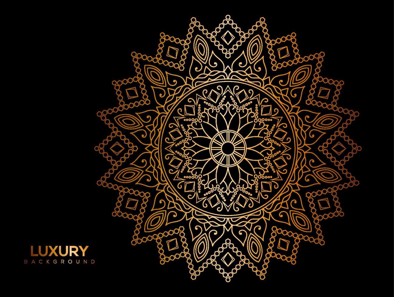 Luxury mandala background, decorative background with an elegant mandala design vector