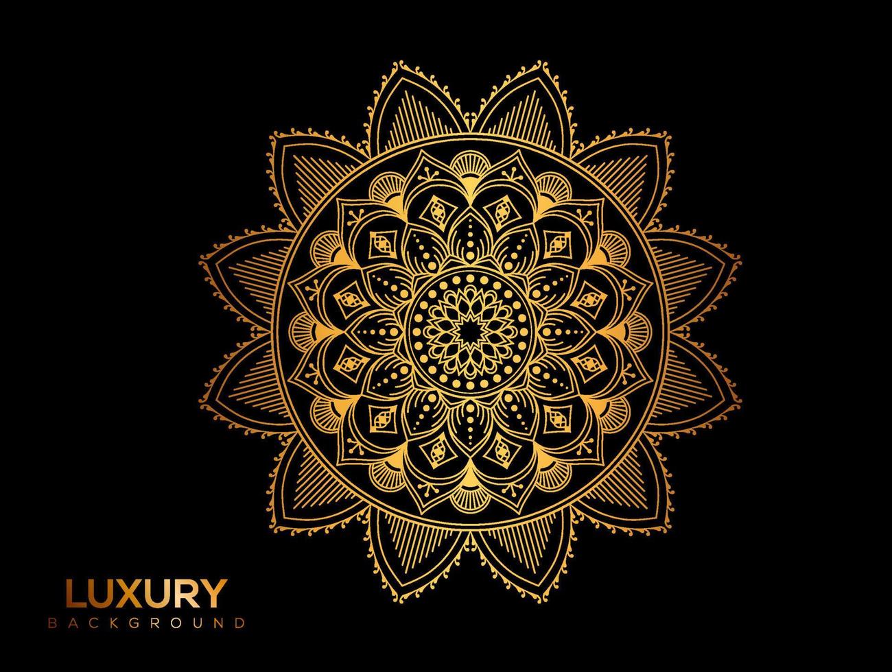 Luxury mandala background, decorative background with an elegant mandala design vector