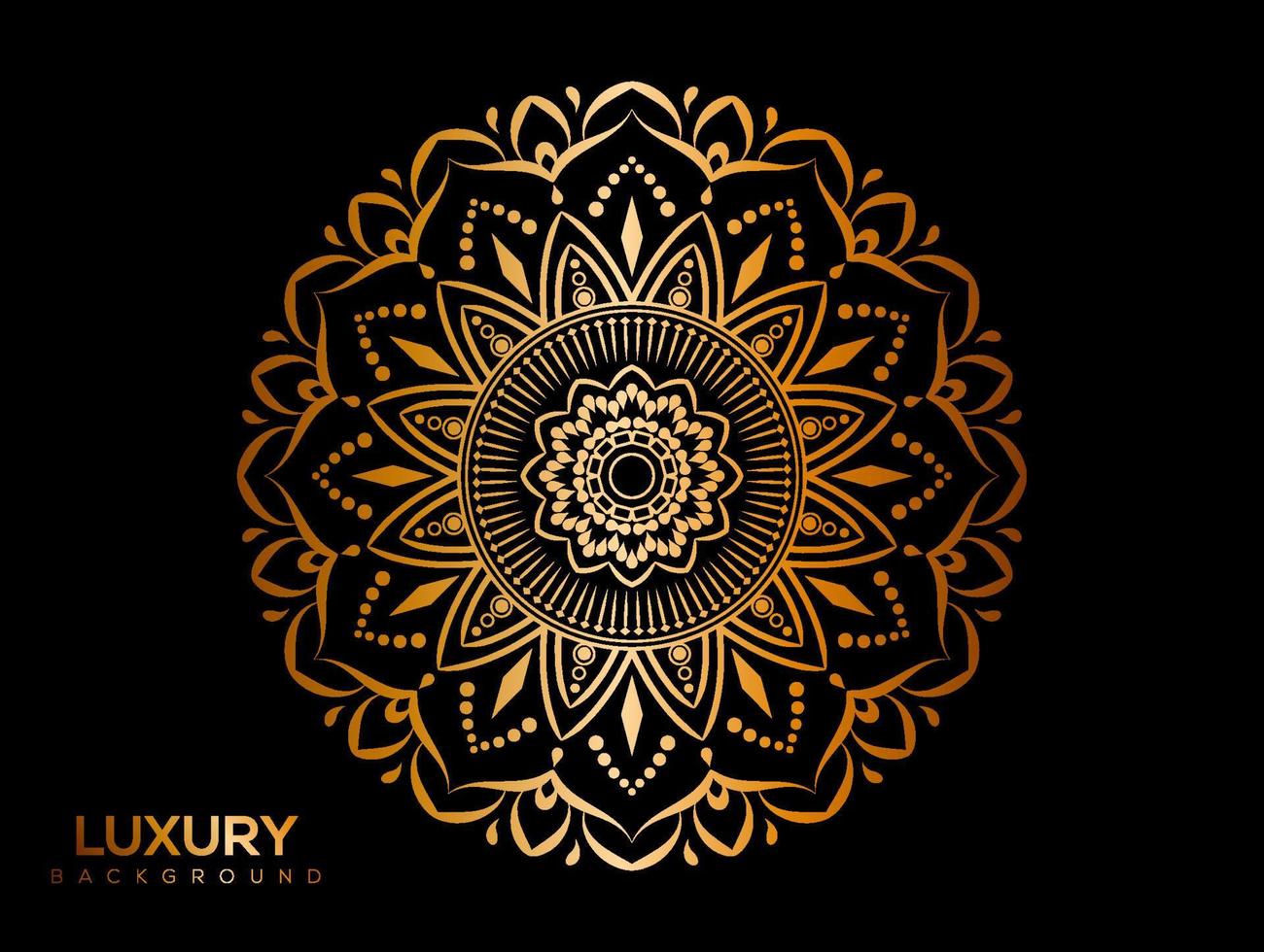 Luxury mandala background, decorative background with an elegant mandala design vector