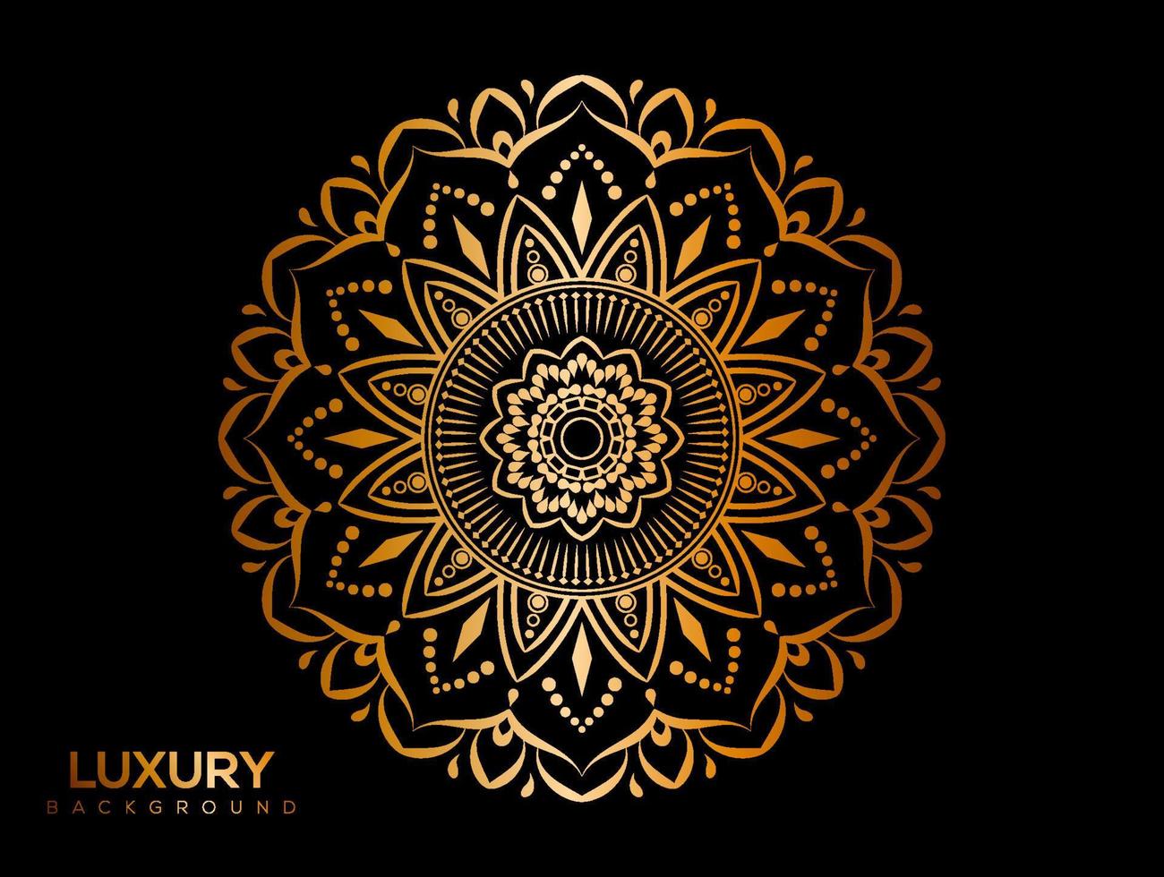 fondo de mandala de lujo, fondo decorativo con un elegante diseño de mandala vector