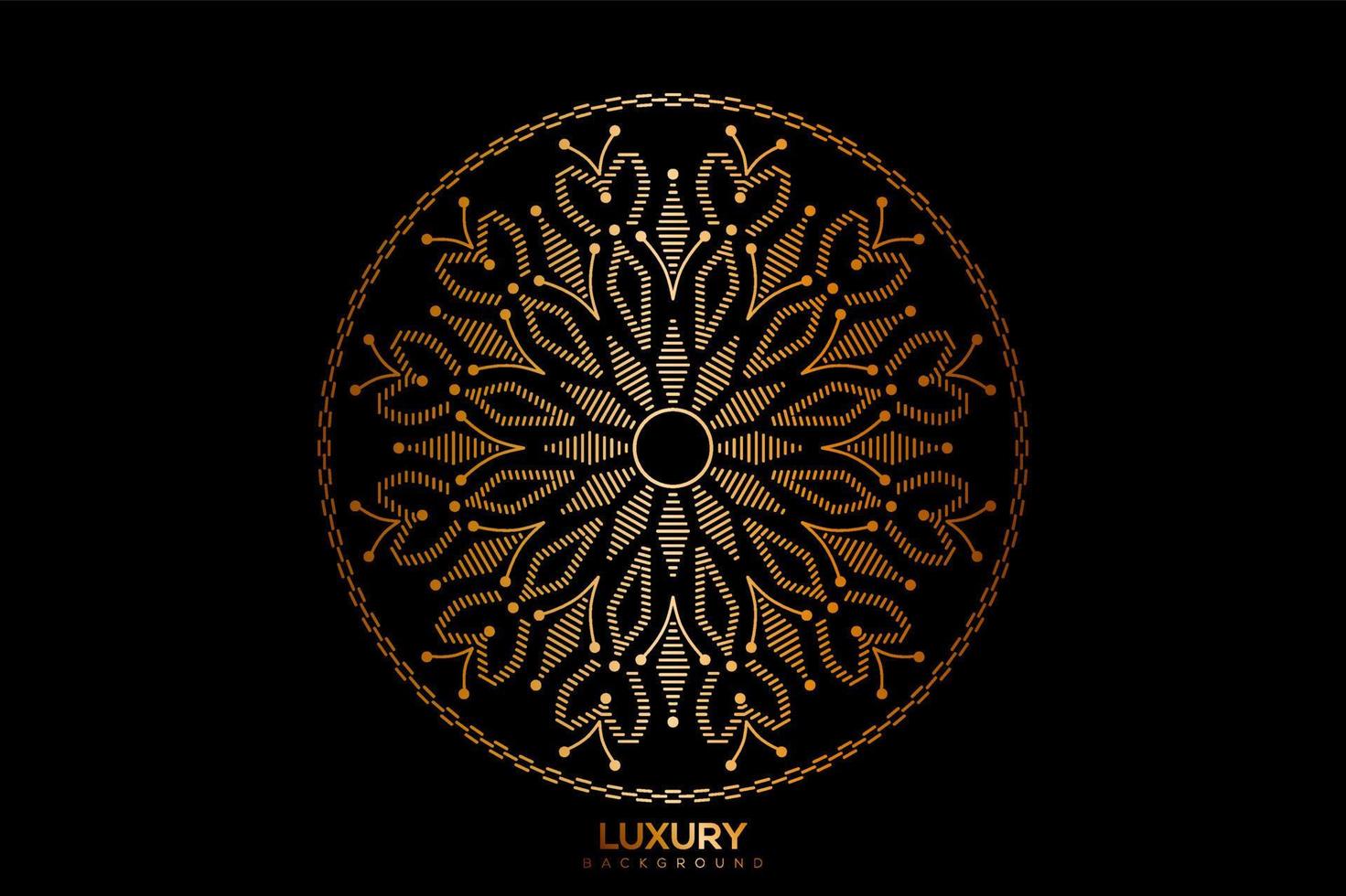 Luxury mandala background, decorative background with an elegant mandala design vector