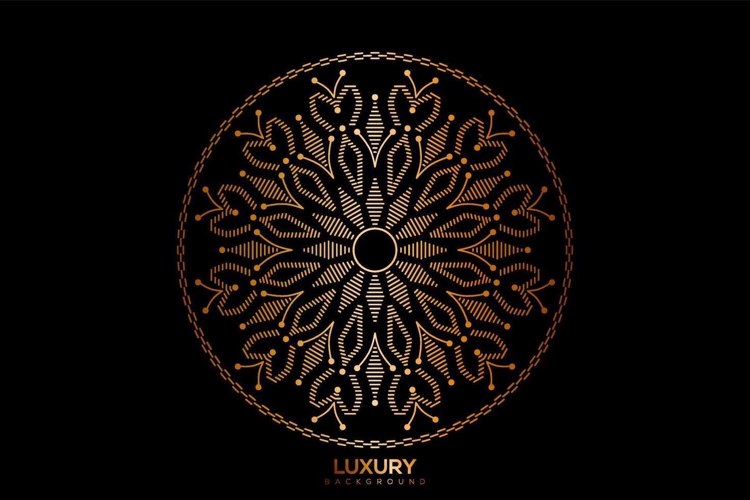 fondo de mandala de lujo, fondo decorativo con un elegante diseño de mandala vector