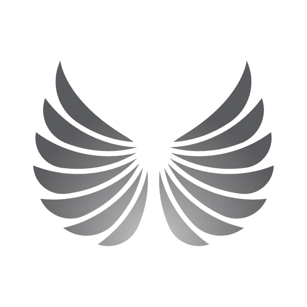 Wing icon logo design illustration vector