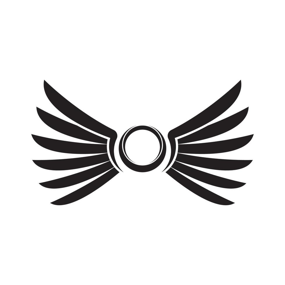 Wing icon logo design illustration 13568613 Vector Art at Vecteezy