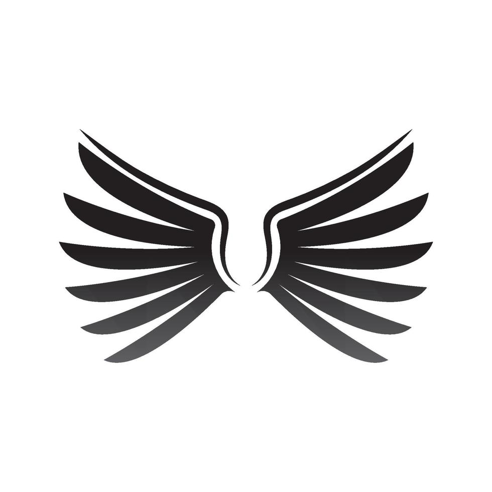 Wing icon logo design illustration vector