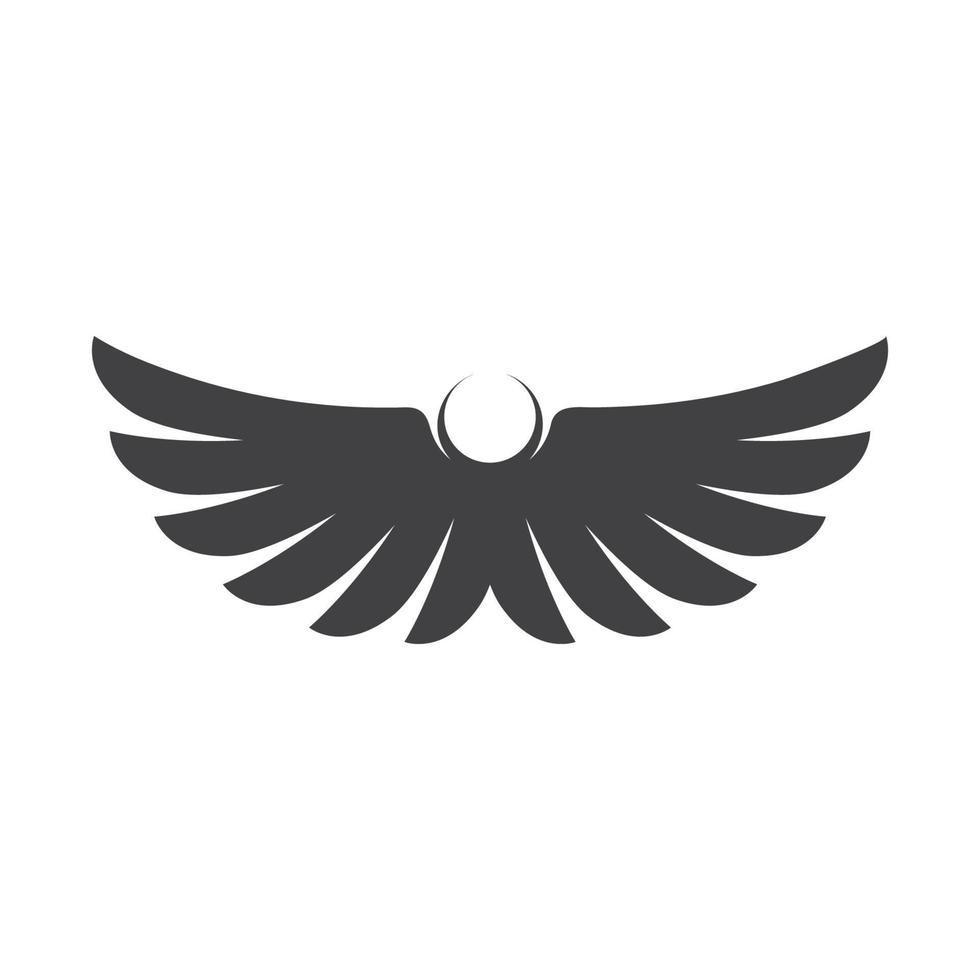 Wing icon logo design illustration vector