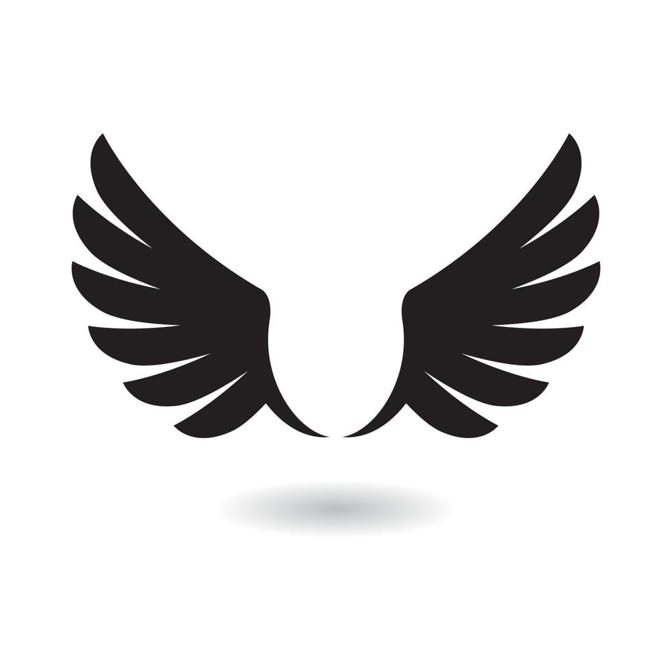Wing icon logo design illustration vector