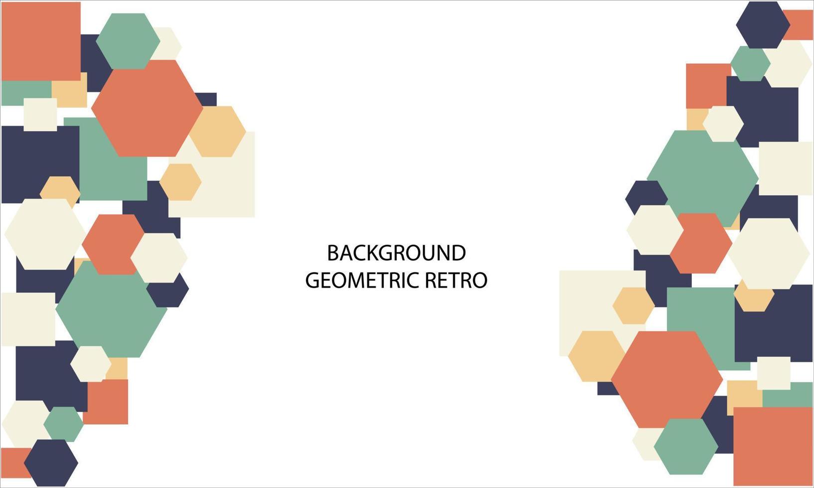 vector libre de fondo geométrico plano. eps10 vector