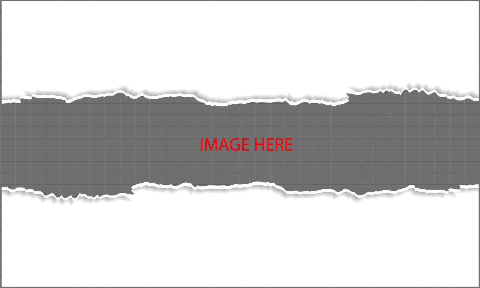 Ripped Paper Vector Of Ripped Paper The Paper Was Ripped Background. Eps10 Vector
