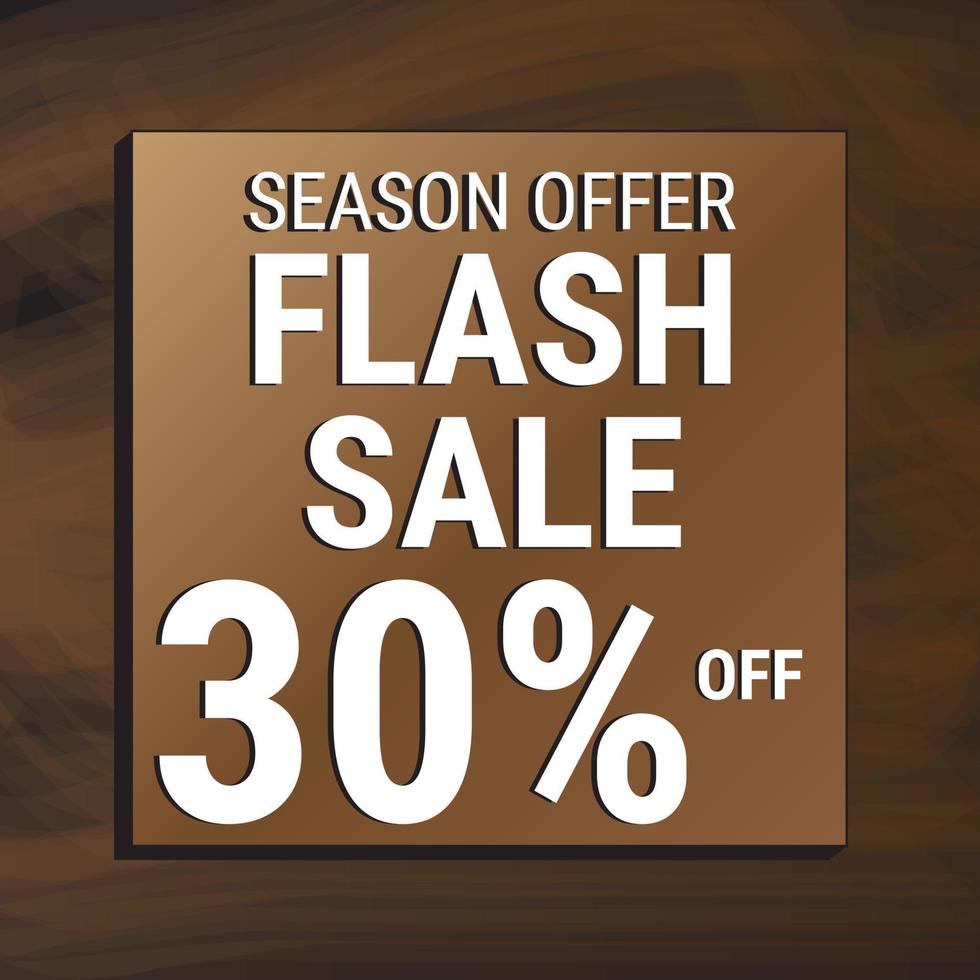 shopping now season offers flash sale holographic gradient sign. Eps10 vector