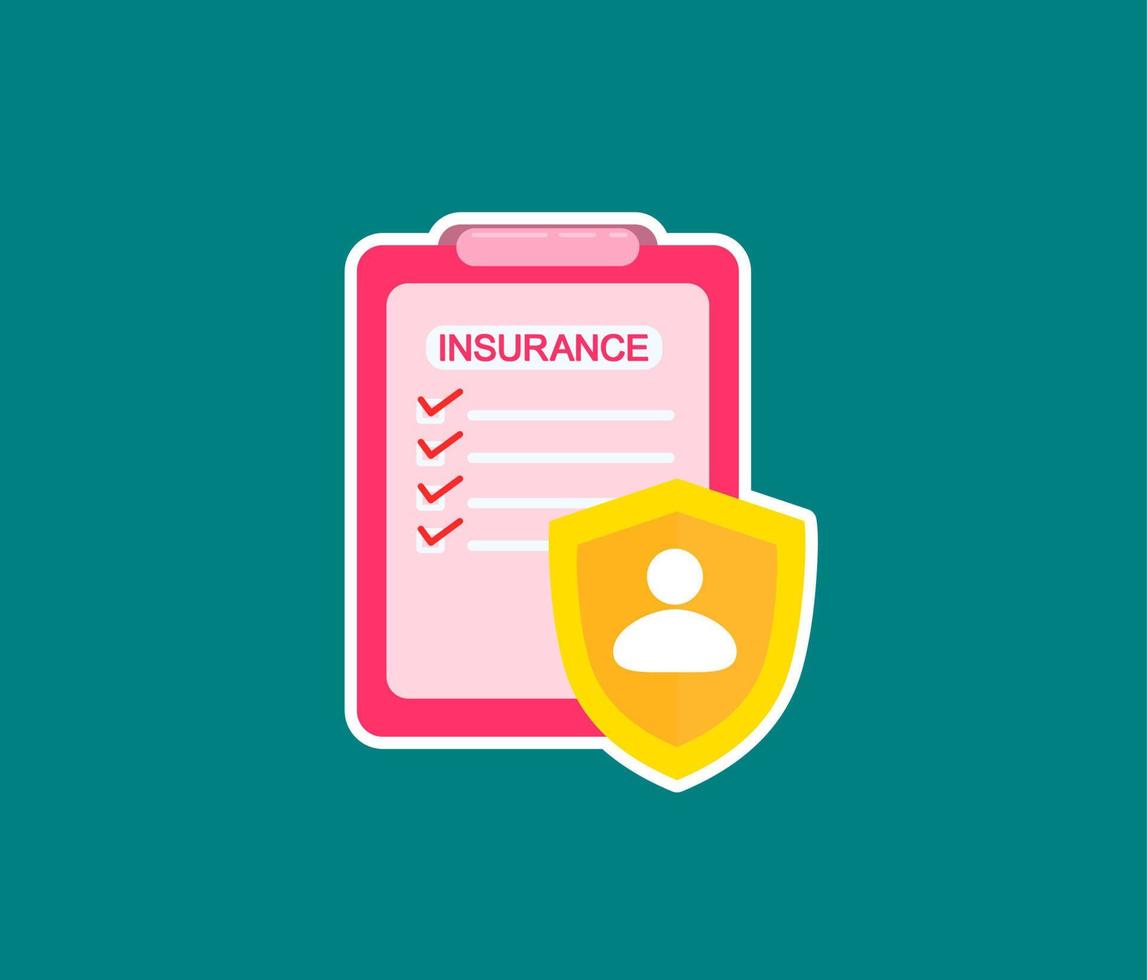 insurance policy contract clipart design 13568792 Vector Art at Vecteezy
