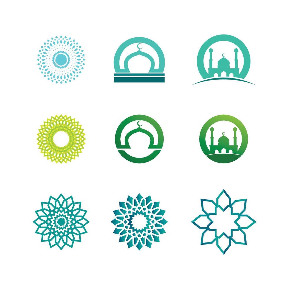 Mandala logo design vector template