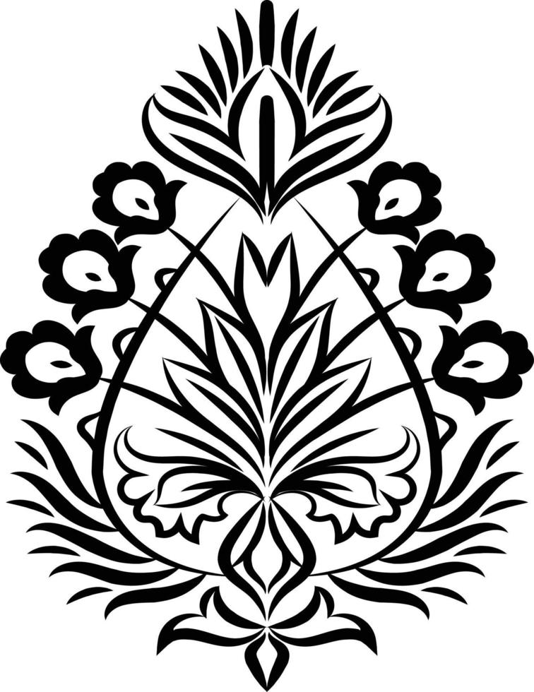 patrón estético contemporáneo imprimible de kuiri o mango con líneas abstractas, formas y líneas en colores brillantes. pared de ilustración vectorial. perfecto para impresión textil, invitaciones, tarjetas de felicitación vector
