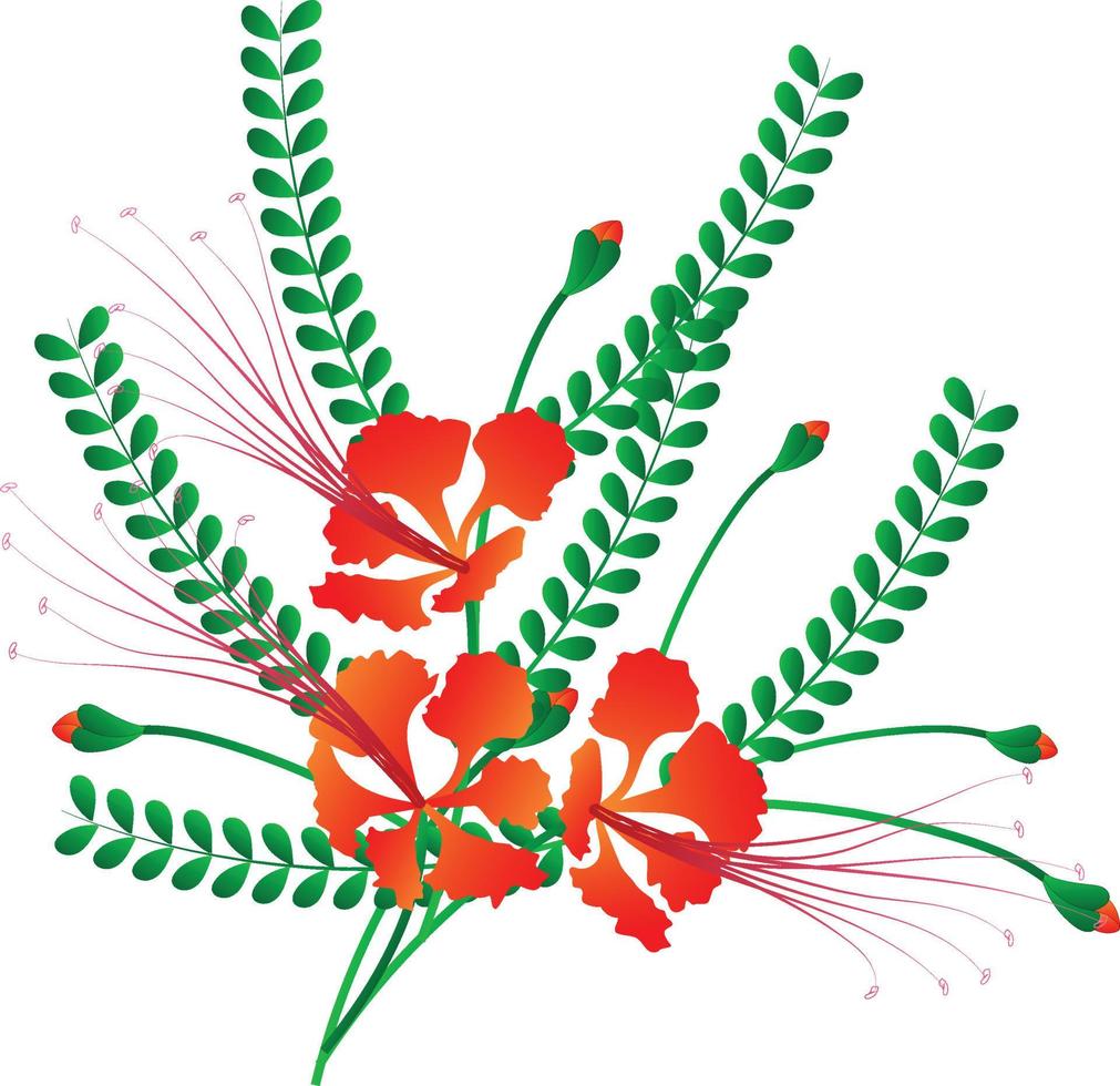 vector de fondo botánico de arte abstracto. diseño de papel tapiz de lujo con empaques e impresiones de hojas, flores y árboles.