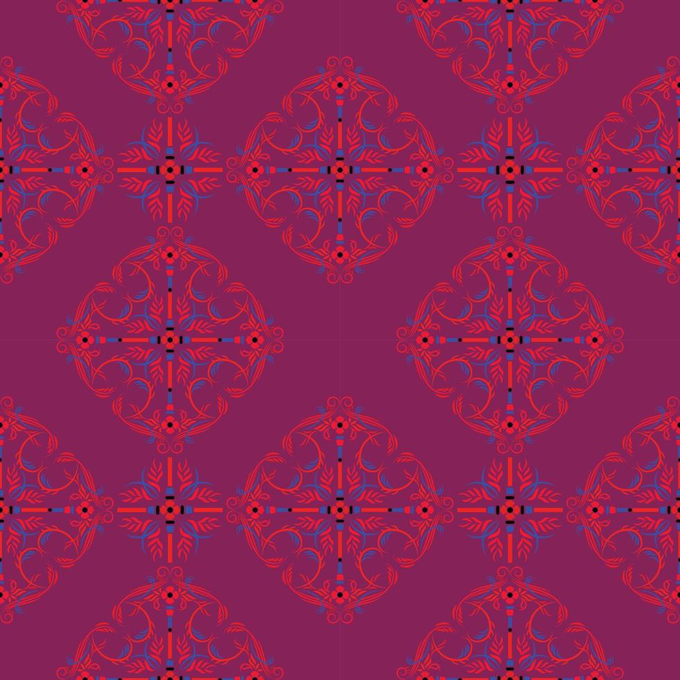 patrón estético contemporáneo imprimible de kuiri o mango con líneas abstractas, formas y líneas en colores brillantes. pared de ilustración vectorial. perfecto para impresión textil, invitaciones, tarjetas de felicitación vector