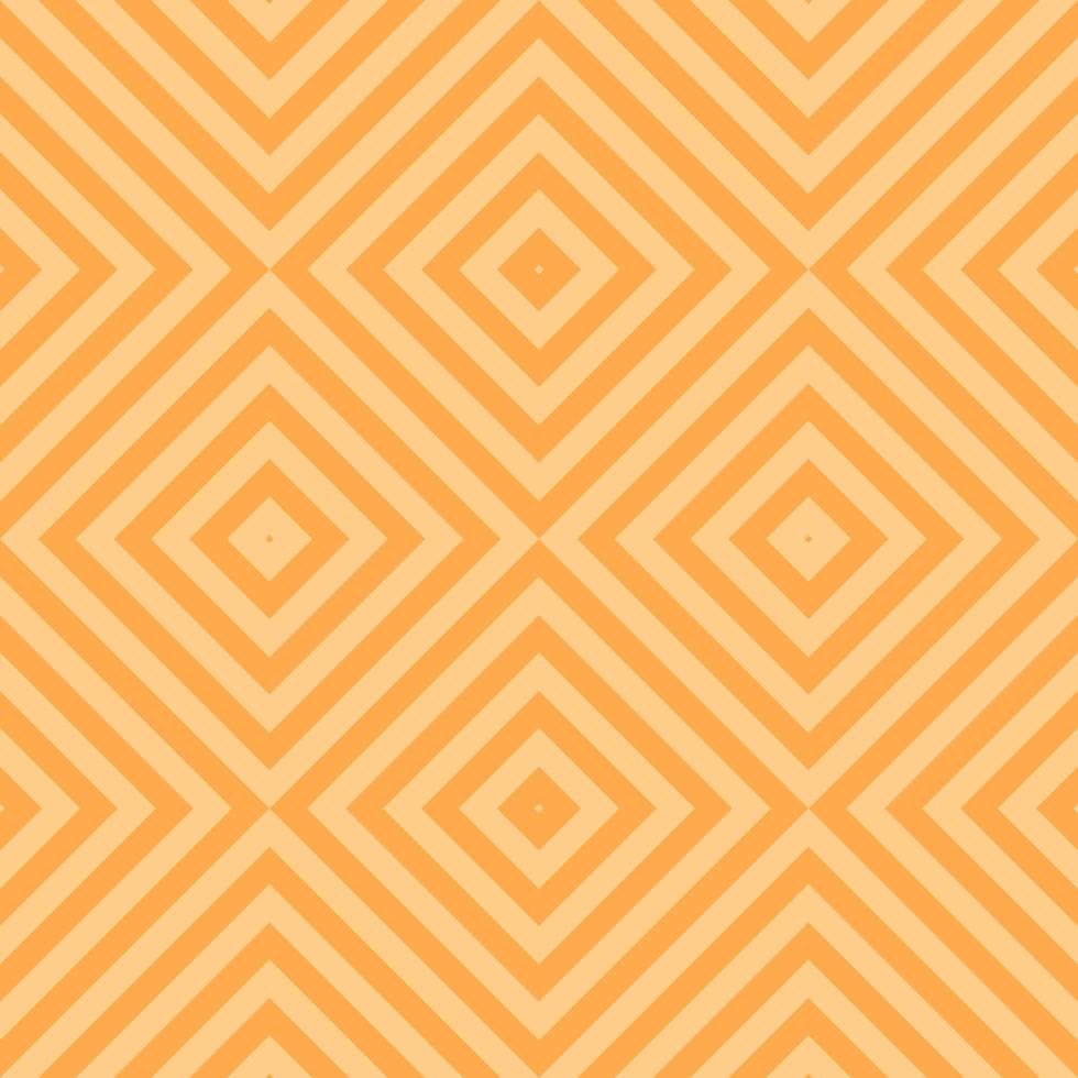 Geometry rhombus zig zag vector seamless pattern, orang color herringbone line ornament abstract background illustration for flannel tartan plain fabric textile print, wallpaper and paper wrapping