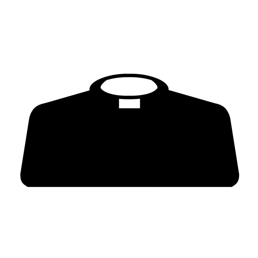 Catholic priest. Symbol of religion and church vector