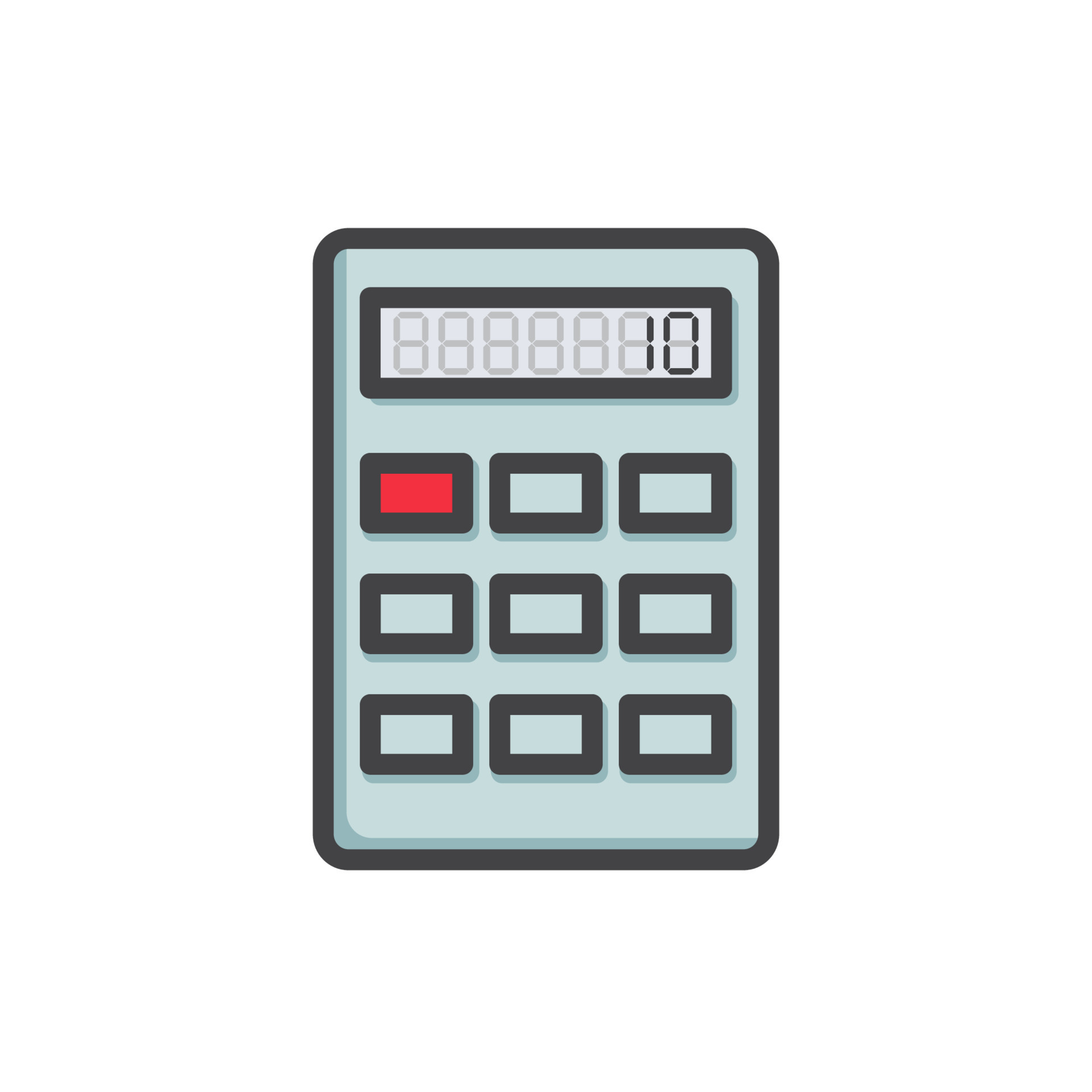 cartoon calculator