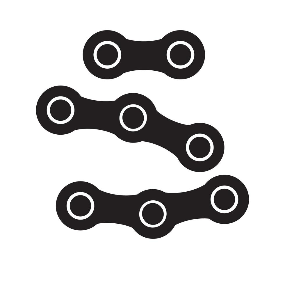 bicycle chain vector illustration, motorcycle template