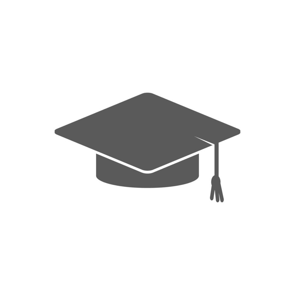 graduation hat icon vector illustration, toga, symbolizing design success