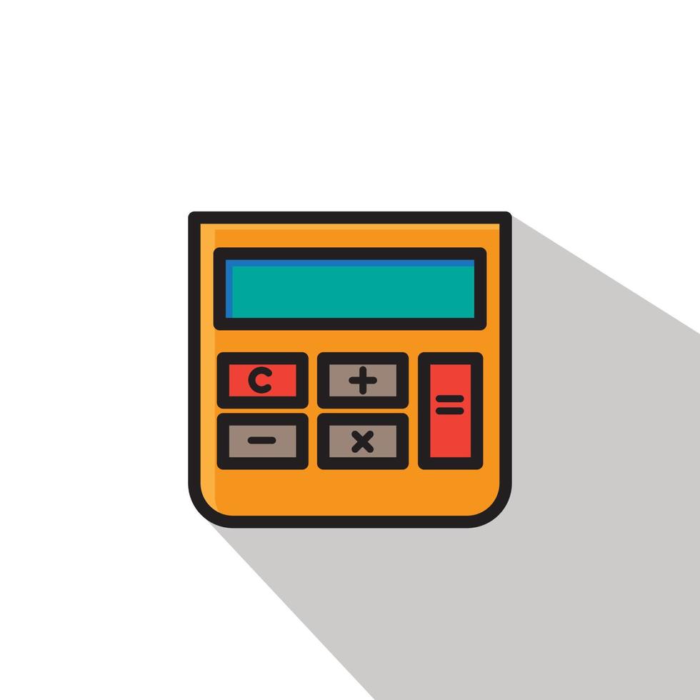 simple calculator icon vector illustration