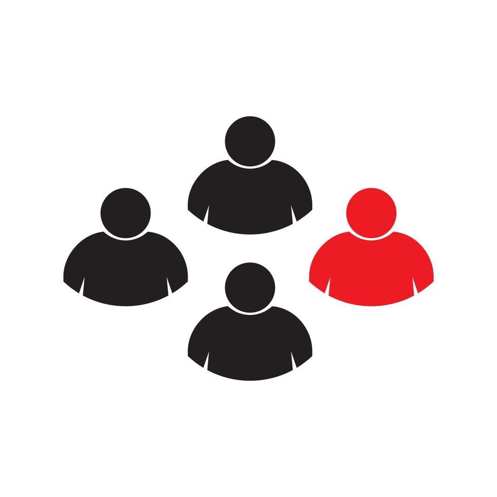 People think differently icon vector illustration eps 10