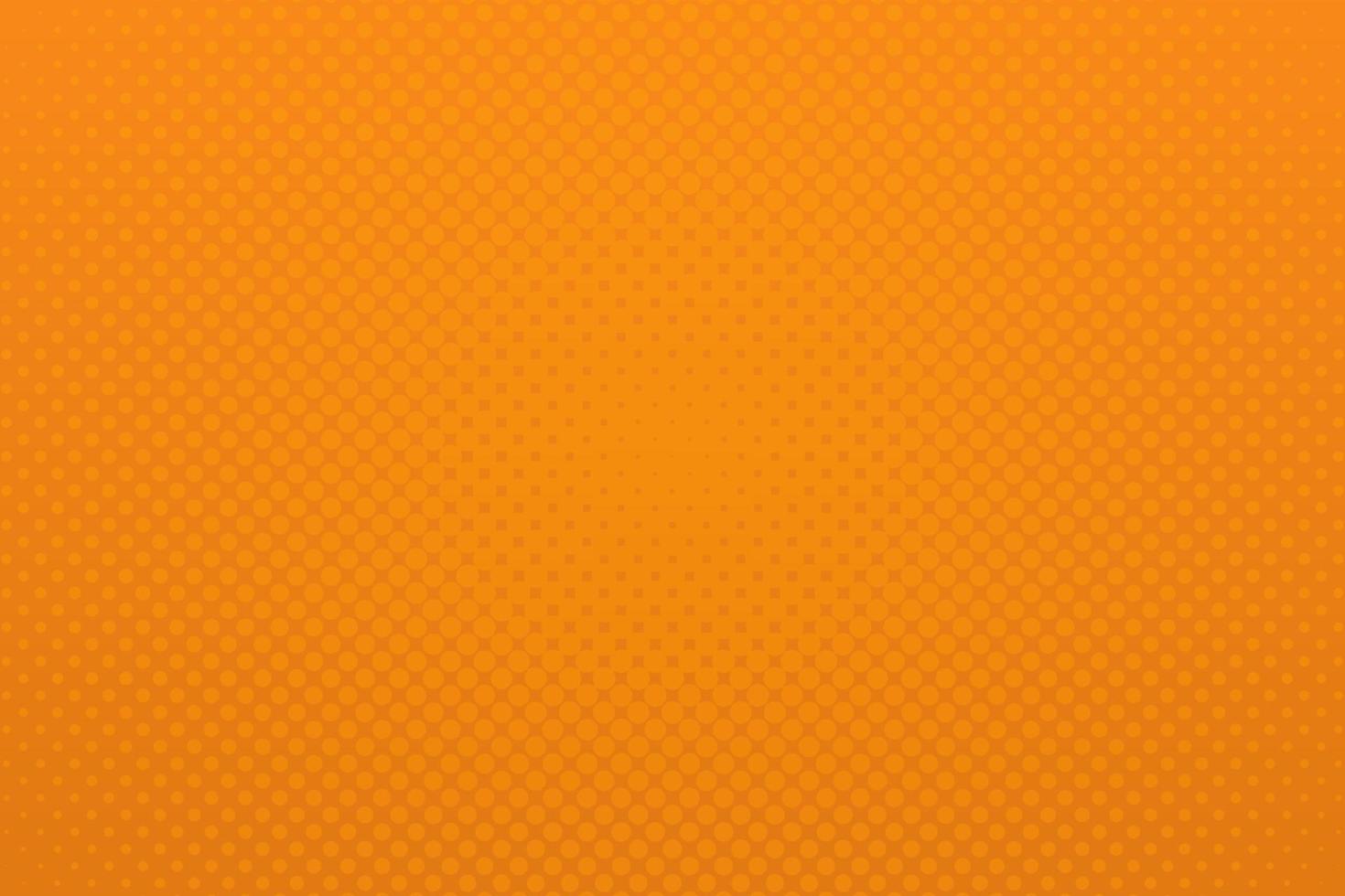 fondo de arte pop naranja con puntos de medio tono en estilo cómico retro. ilustración vectorial vector