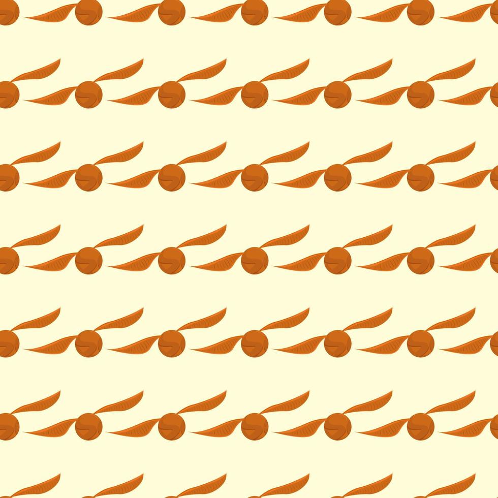 Snitch pattern, illustration, vector on white background