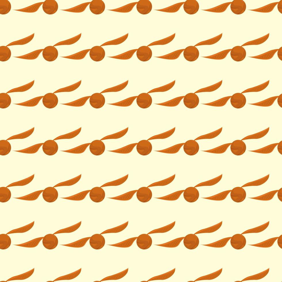 Snitch pattern, illustration, vector on white background