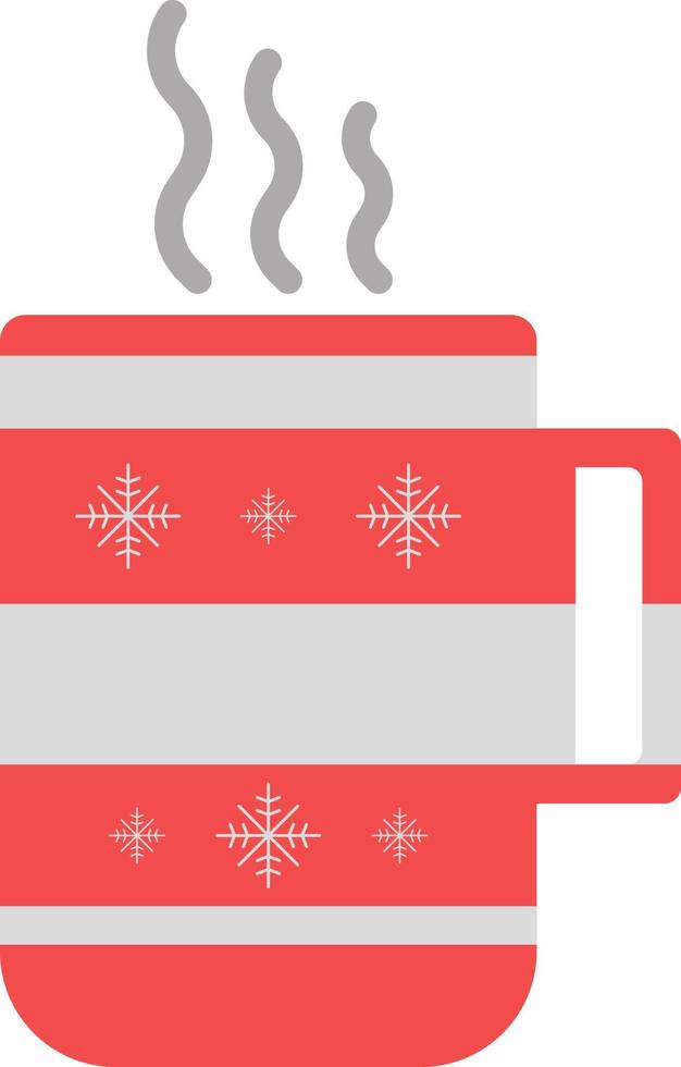 Hot chocolate, illustration, on a white background. vector