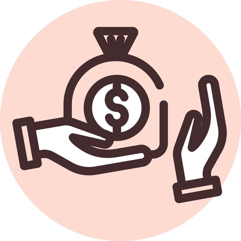 Bribery law, illustration, vector on a white background.