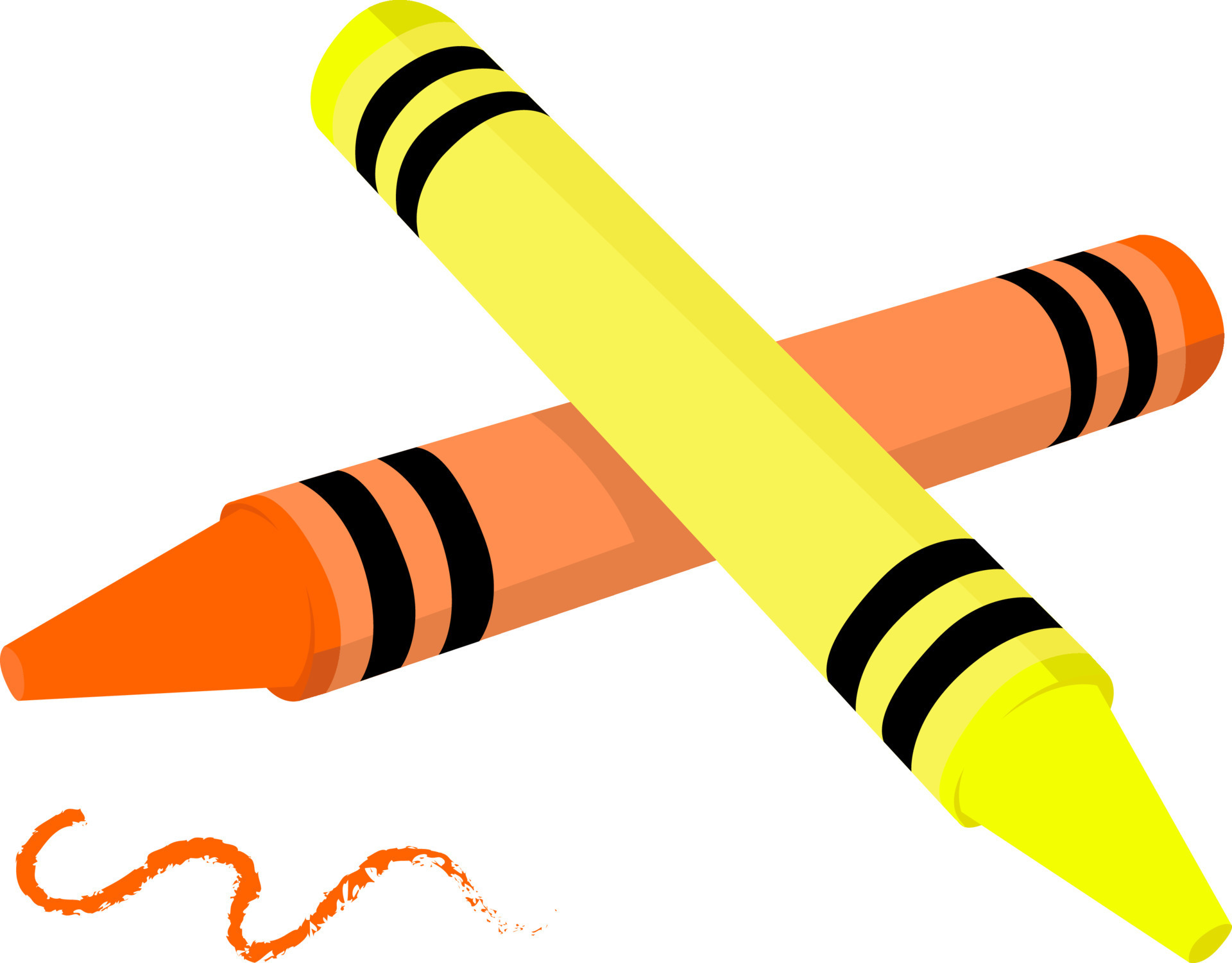 Little crayons, illustration, vector on white background 13571344