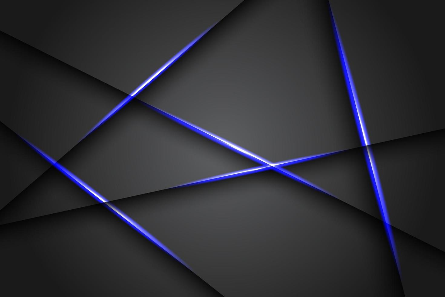 abstract light blue black space frame layout design tech triangle concept gray background. eps10 vector