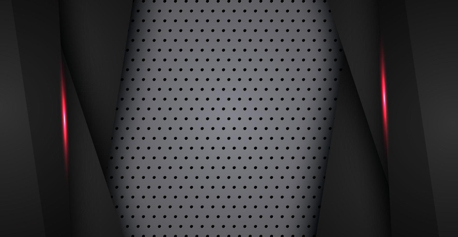 abstract light red black space frame layout design tech triangle concept gray texture background. eps10 vector