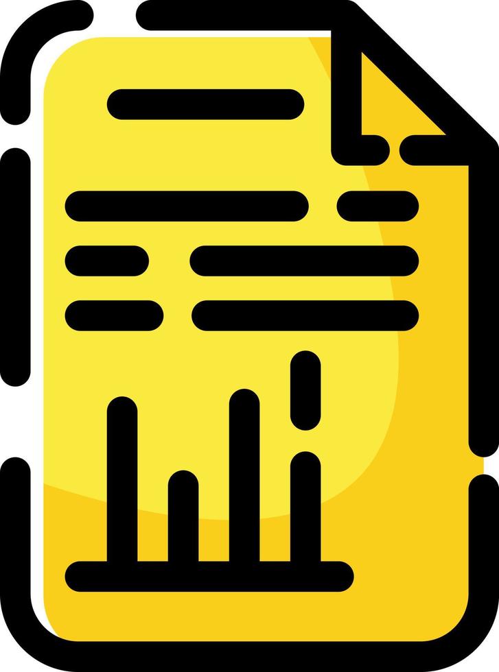 Banking anual report, illustration, vector on a white background.