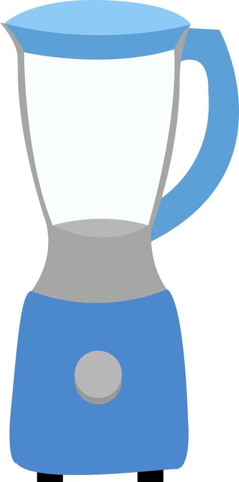 Blue blender, illustration, vector on white background.