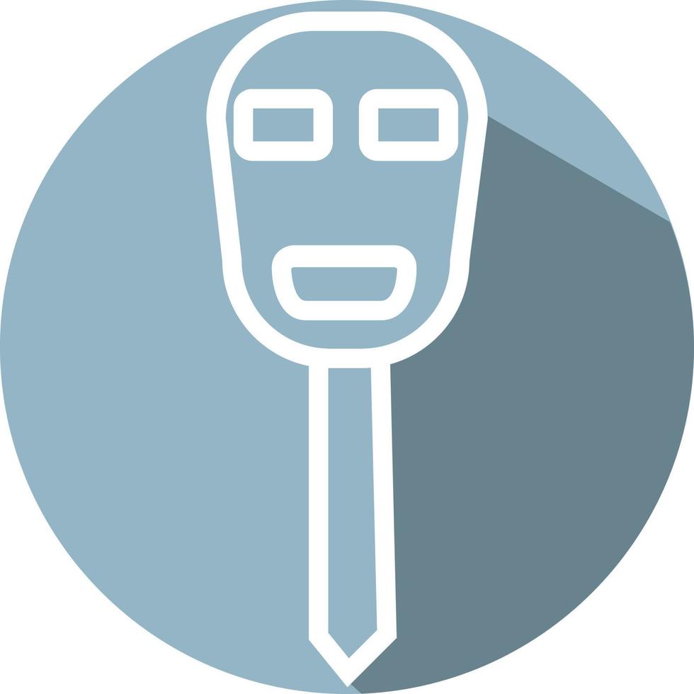 Classic key, illustration, vector, on a white background. vector