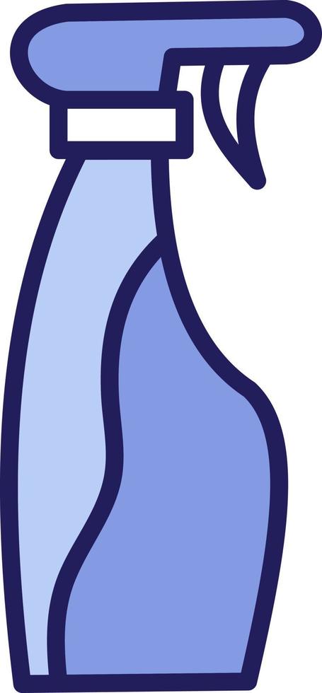 Purple spray, illustration, vector on a white background.