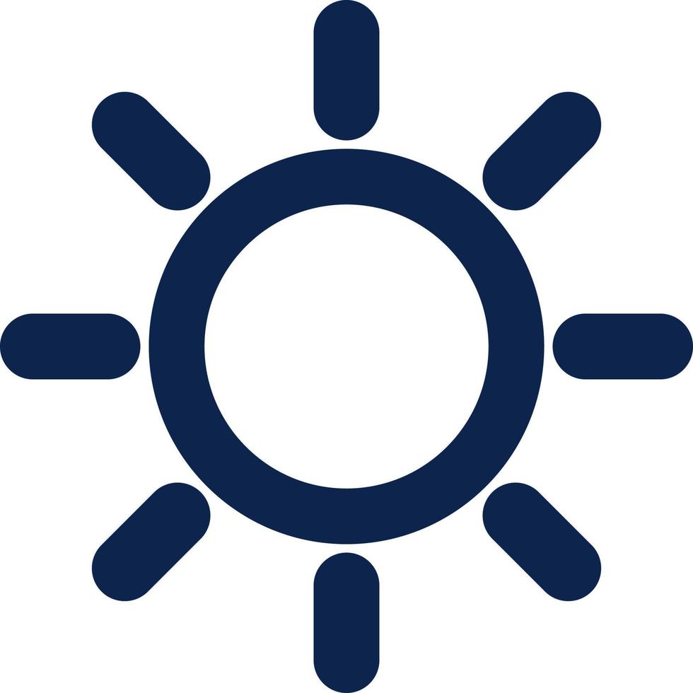 Shinning sun from the space, illustration, vector, on a white background. vector