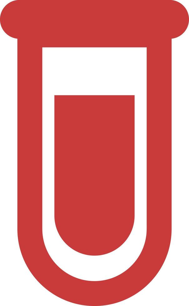 Blood container, illustration, vector on a white background.