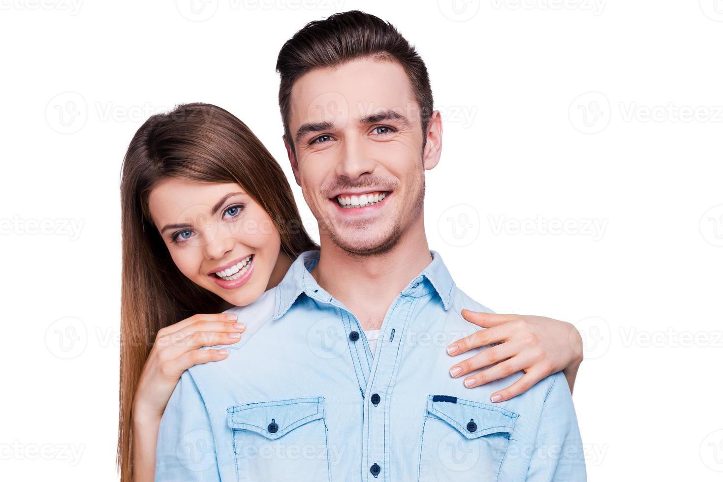 They are made for each other Beautiful young loving couple smiling