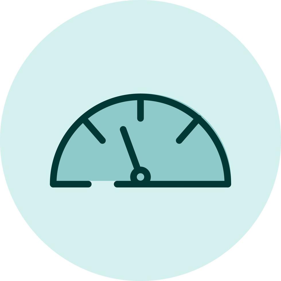 Car speed meter, illustration, vector on a white background.