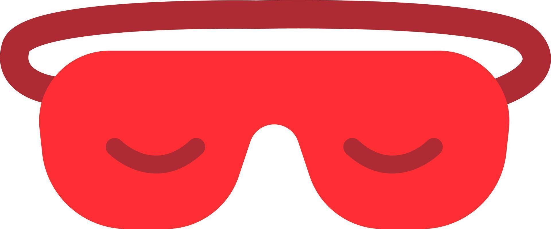 Night mask, illustration, vector on a white background.