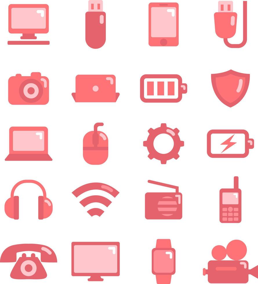 Modern technology, illustration, vector on a white background.