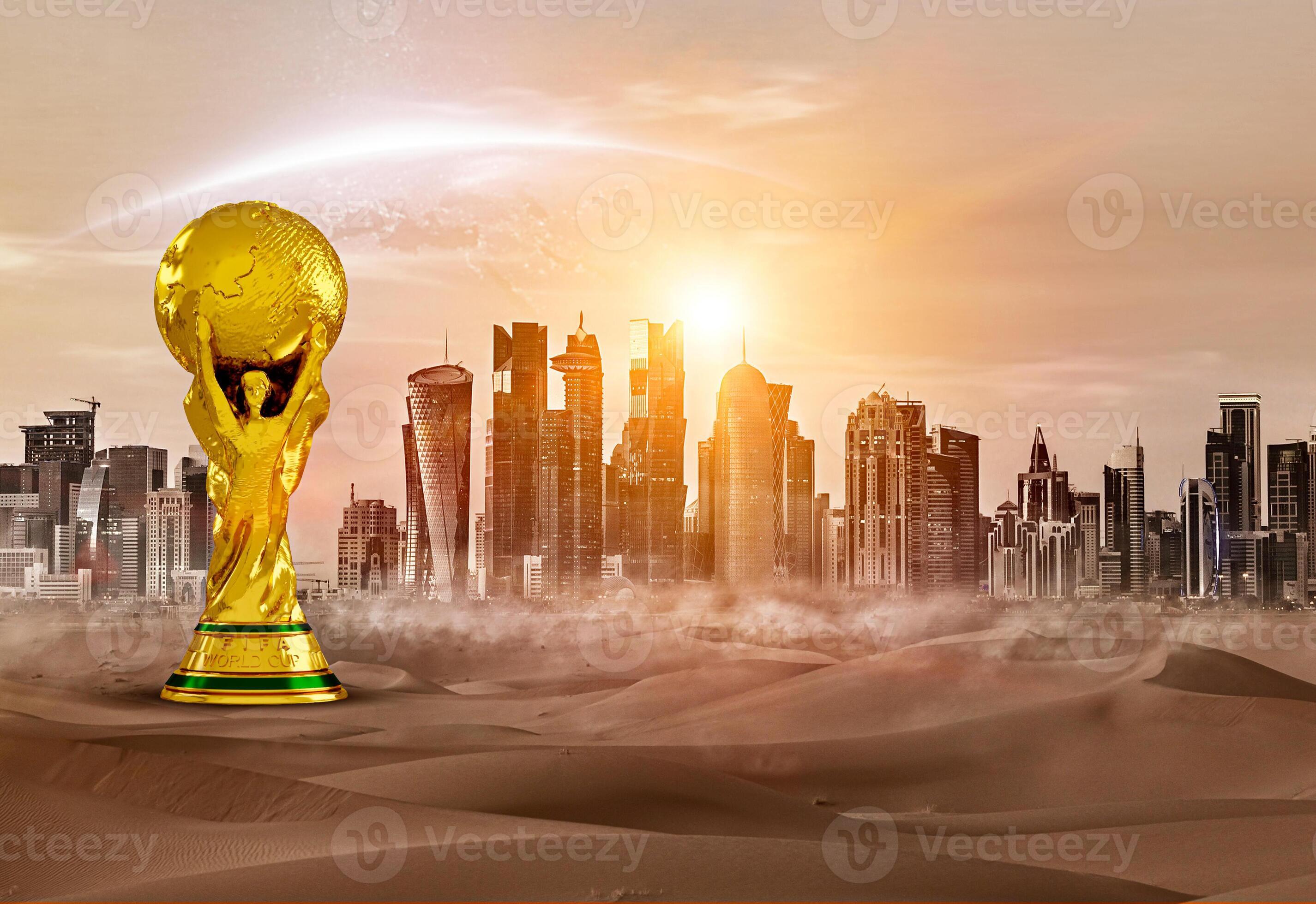 Doha, Qatar A view of the city of Doha, Qatar. world Cup. Celebration